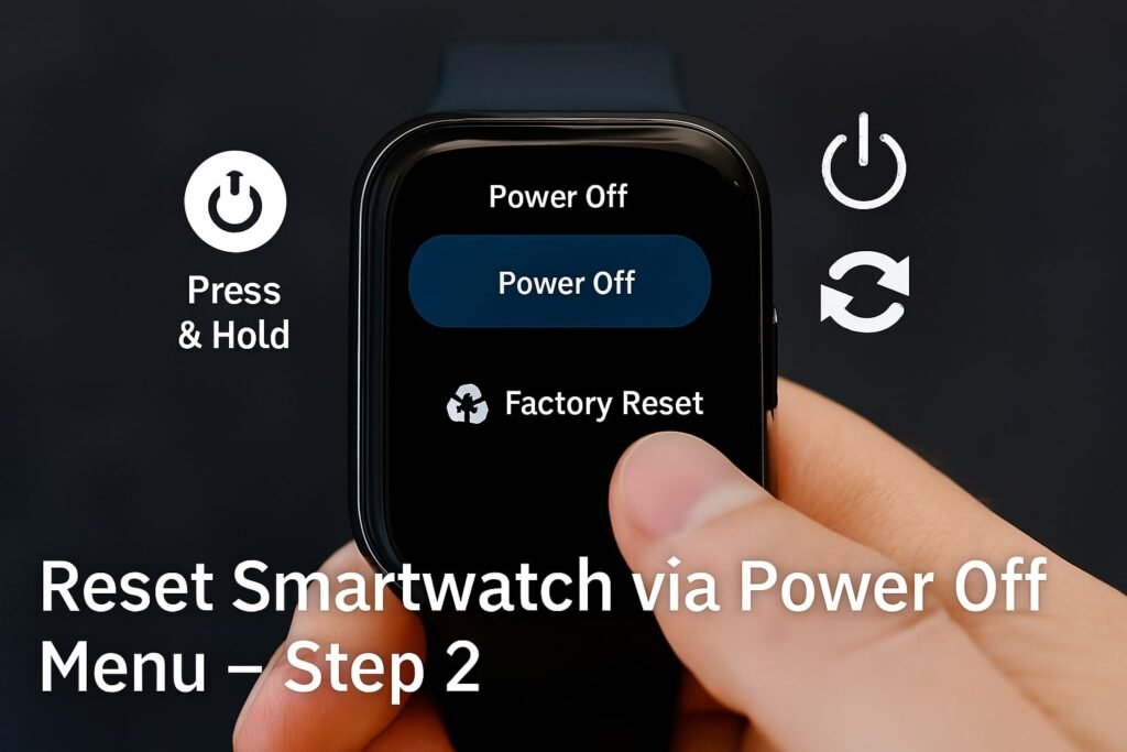 how to reset smartwatch to factory settings