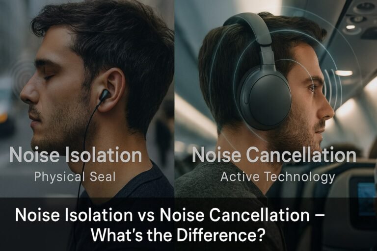 What Is Noise Isolation vs Noise Cancellation